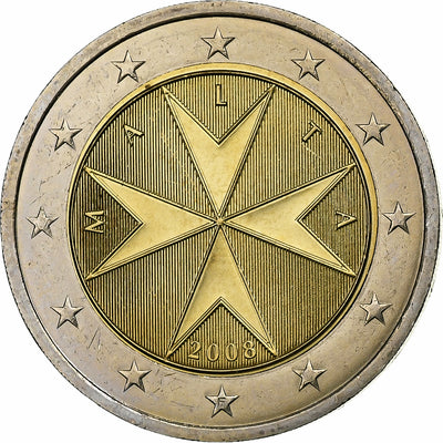 Malta,
2 Euro,
BU