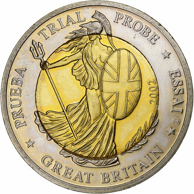 Gran Bretaña, 
            
               2 Euro, 
            
               unofficial private coin