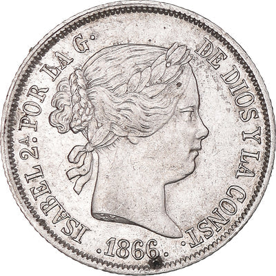 Moneda, 
            
               España, 
            
               Isabel II