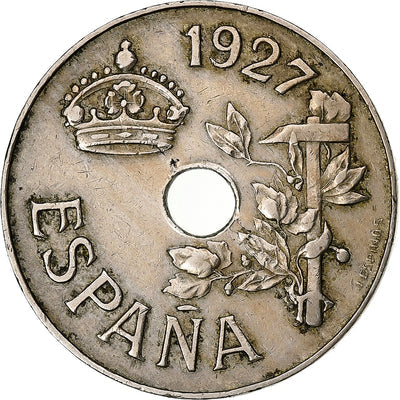 España, 
            
               Alfonso XIII, 
            
               25 Centimos