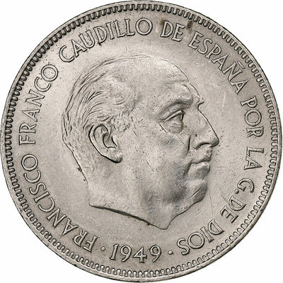 España, 
            
               Caudillo and regent, 
            
               5 Pesetas