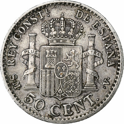 España, 
            
               Alfonso XIII, 
            
               50 Centimos