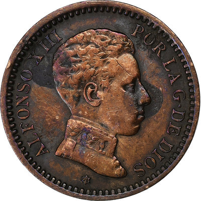 España, 
            
               Alfonso XIII, 
            
               2 Centimos