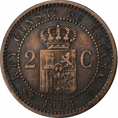 España, 
            
               Alfonso XIII, 
            
               2 Centimos