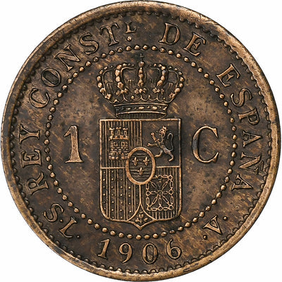 España, 
            
               Alfonso XIII, 
            
               Centimo