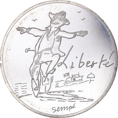 Francia, 
            
               Sempé - Liberté, 
            
               10 Euro