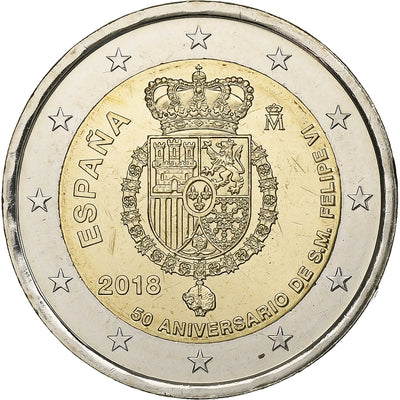 España, 
            
               2 Euro, 
            
               2018