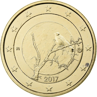 Finlandia, 
            
               2 Euro, 
            
               gold-plated coin