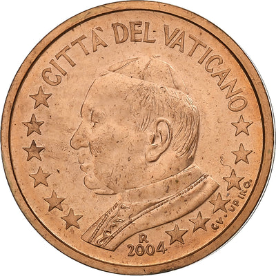 Vaticano, 
            
               2 Euro Cent, 
            
               Jean-Paul II