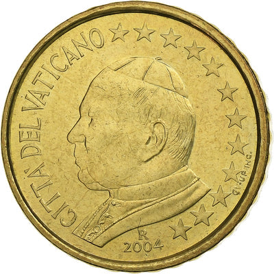 CIUDAD DEL VATICANO, 
            
               John Paul II, 
            
               10 Euro Cent