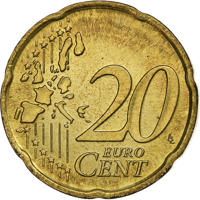 CIUDAD DEL VATICANO, 
            
               John Paul II, 
            
               20 Euro Cent