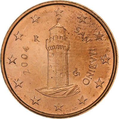 San Marino, 
            
               Euro Cent, 
            
               2004