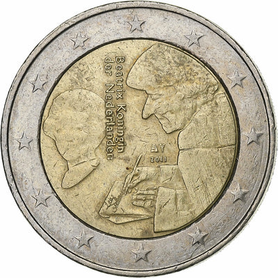 Países Bajos, 
            
               Beatrix, 
            
               2 Euro