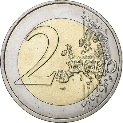 Francia, 
            
               2 Euro, 
            
               Centenaire du décès d'Auguste Rodin