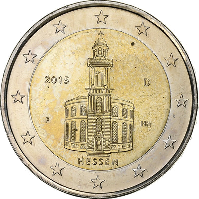 ALEMANIA - REPÚBLICA FEDERAL, 
            
               2 Euro, 
            
               2015