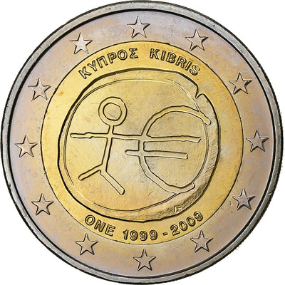 Chipre, 
            
               2 Euro, 
            
               10 years euro