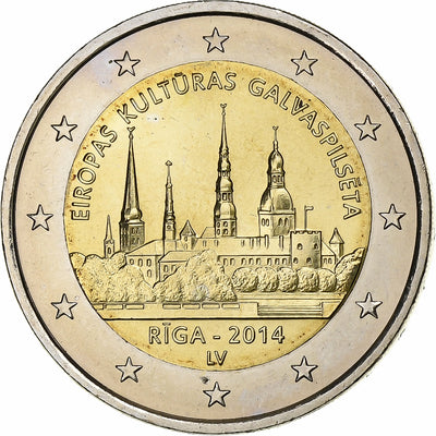 Letonia, 
            
               2 Euro, 
            
               2014