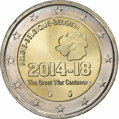 Bélgica, 
            
               2 Euro, 
            
               2014