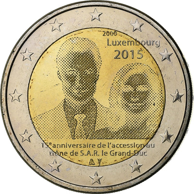 Luxemburgo, 
            
               2 Euro, 
            
               2015