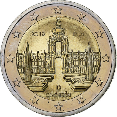 Alemania, 
            
               2 Euro, 
            
               2016