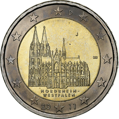 ALEMANIA - REPÚBLICA FEDERAL, 
            
               2 Euro, 
            
               2011