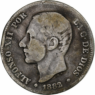 España, 
            
               Alfonso XII, 
            
               2 Pesetas