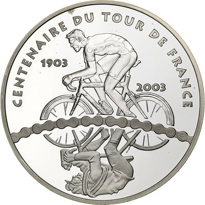 Francia, 
            
               1 1/2 Euro, 
            
               Centenaire du tour de France