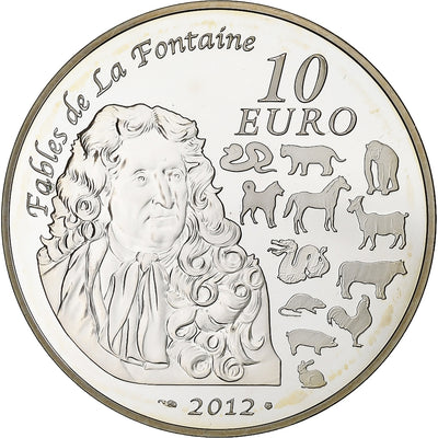 Francia, 
            
               10 Euro, 
            
               Année du Dragon