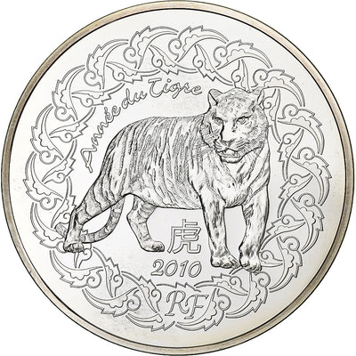 Francia, 
            
               5 Euro, 
            
               Année du Tigre