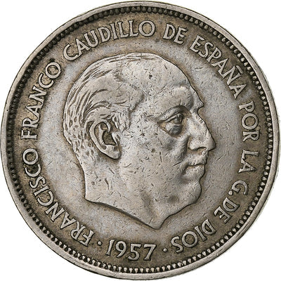 España, 
            
               Caudillo and regent, 
            
               25 Pesetas