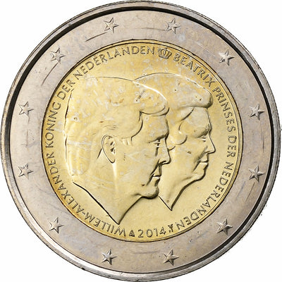 Países Bajos, 
            
               2 Euro, 
            
               Willem-Alexander Accession