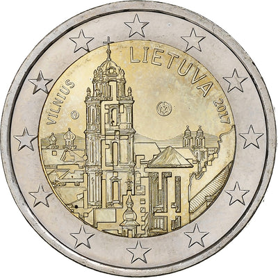 Lituania, 
            
               2 Euro, 
            
               Vilnius — capital of culture and art