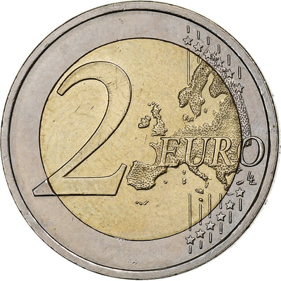 Eslovenia, 
            
               2 Euro, 
            
               The poet France Prešeren