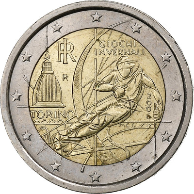 Italia, 
            
               2 Euro, 
            
               2006 Winter Olympics - Turin