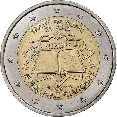 Francia, 
            
               2 Euro, 
            
               Treaty of Rome