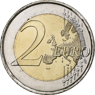 España, 
            
               2 Euro, 
            
               Aqueduct of Segovia