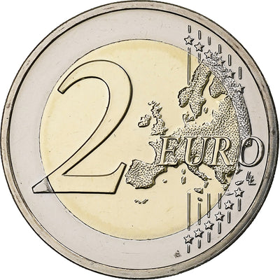 Bélgica, 
            
               2 Euro, 
            
               Events of May 1968