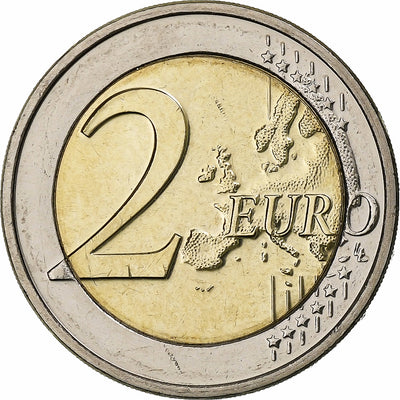 Luxemburgo, 
            
               2 Euro, 
            
               Henri I Constitution of Luxembourg