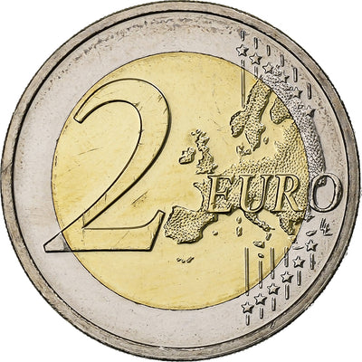 Luxemburgo, 
            
               2 Euro, 
            
               Henri I Grand Duchess Charlotte