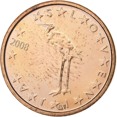 Eslovenia, 
            
               Euro Cent, 
            
               2008