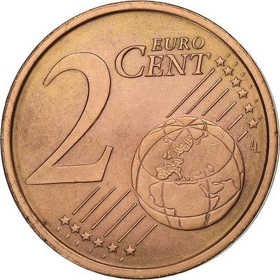 Italia, 
            
               2 Euro Cent, 
            
               2002