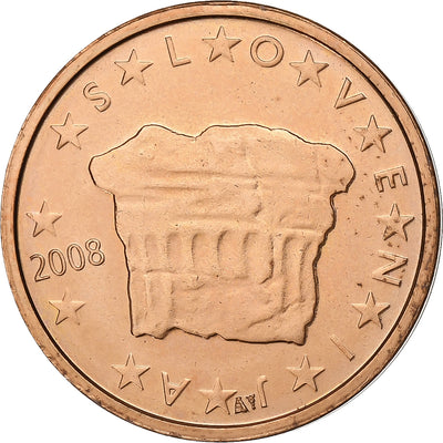 Eslovenia, 
            
               2 Euro Cent, 
            
               2008