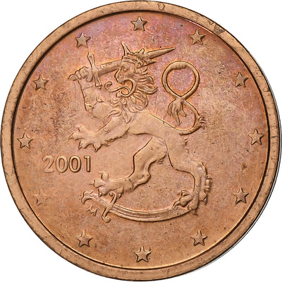 Finlandia, 
            
               2 Euro Cent, 
            
               2001