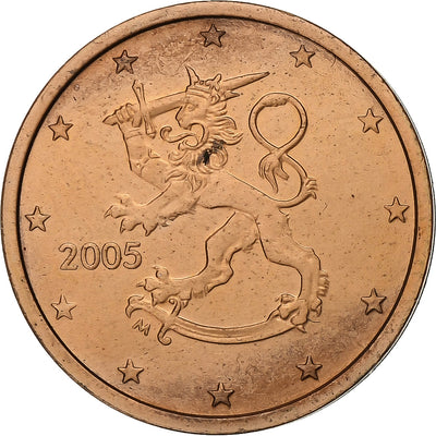 Finlandia, 
            
               2 Euro Cent, 
            
               2005