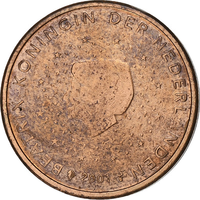 Países Bajos, 
            
               2 Euro Cent, 
            
               2001