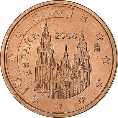 España, 
            
               2 Euro Cent, 
            
               2008