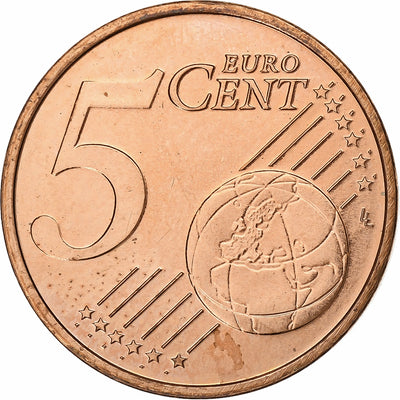 Eslovenia, 
            
               5 Euro Cent, 
            
               2008