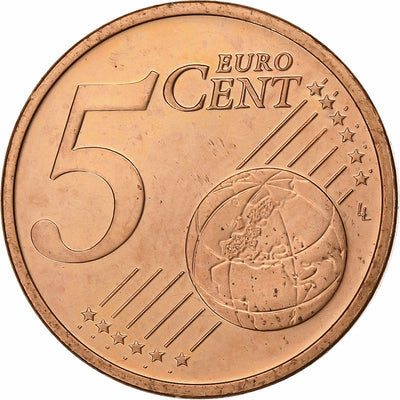 Irlanda, 
            
               5 Euro Cent, 
            
               2004