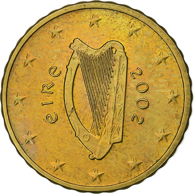 Irlanda, 
            
               10 Euro Cent, 
            
               2002