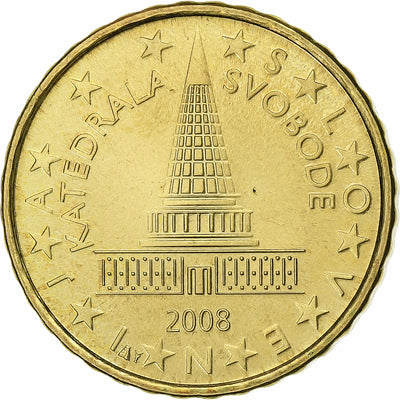 Eslovenia, 
            
               10 Euro Cent, 
            
               2008